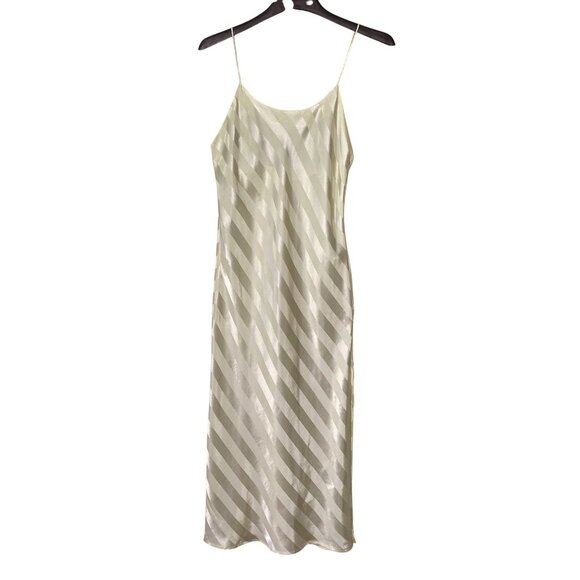 Victoria’s Secret Gold Label Satin Slip Dress Maxi Sexi Nightgown Vintage - Picture 1 of 7